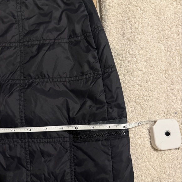 Cordillera black puffer skirt size m side zipper closure skiing cold - Picture 7 of 8